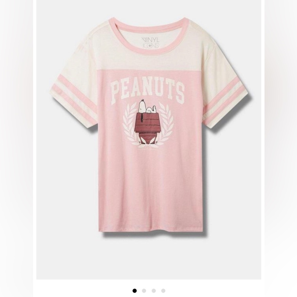 Peanuts varsity tee